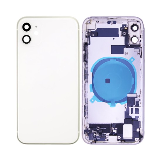 Back Cover with Frame+Flex+Vibrator Apple iPhone 11 White